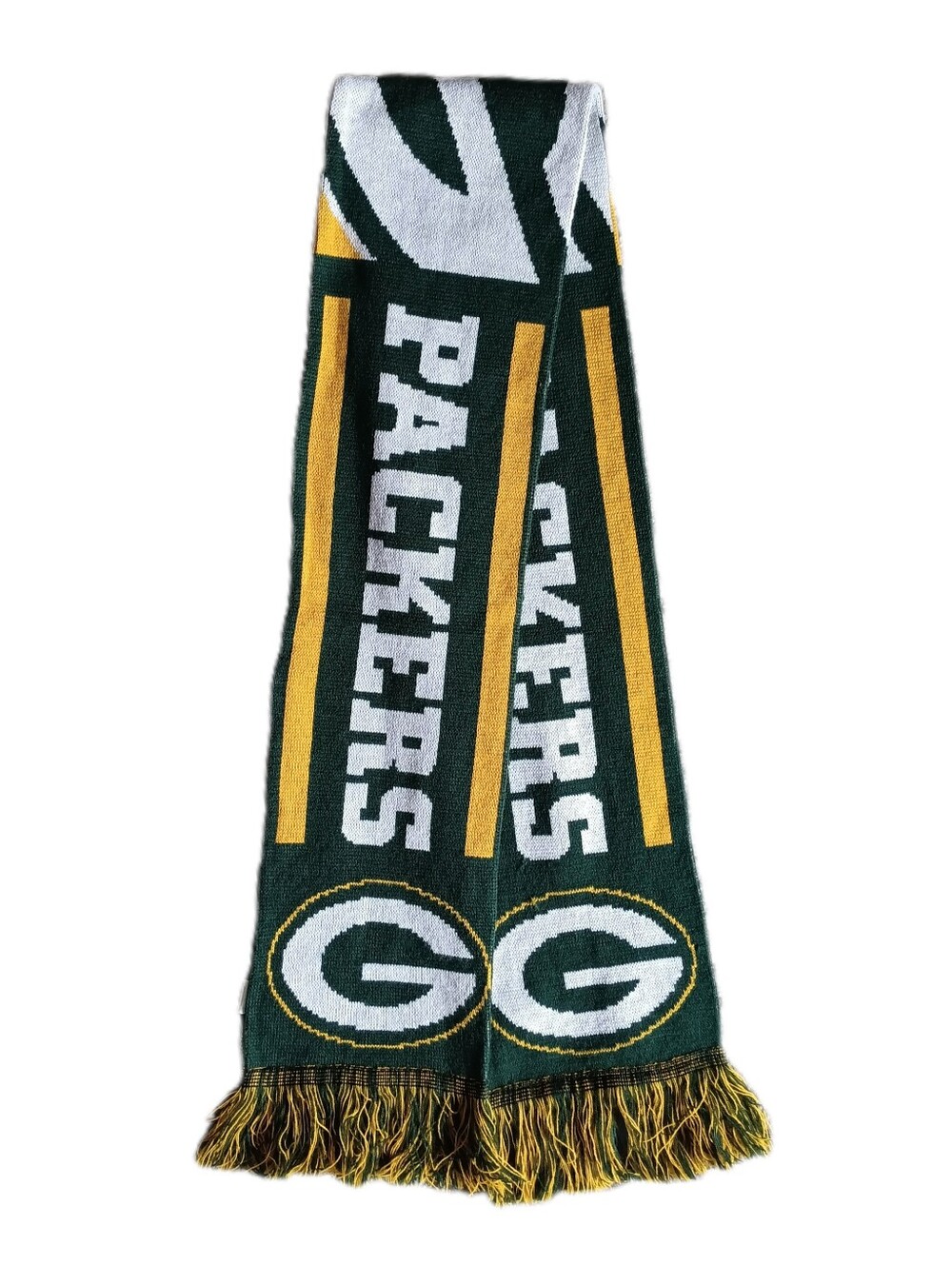 💚💛 Green Bay Packers Forever Collectibles Knit Scarf Logo NFL Unisex OS